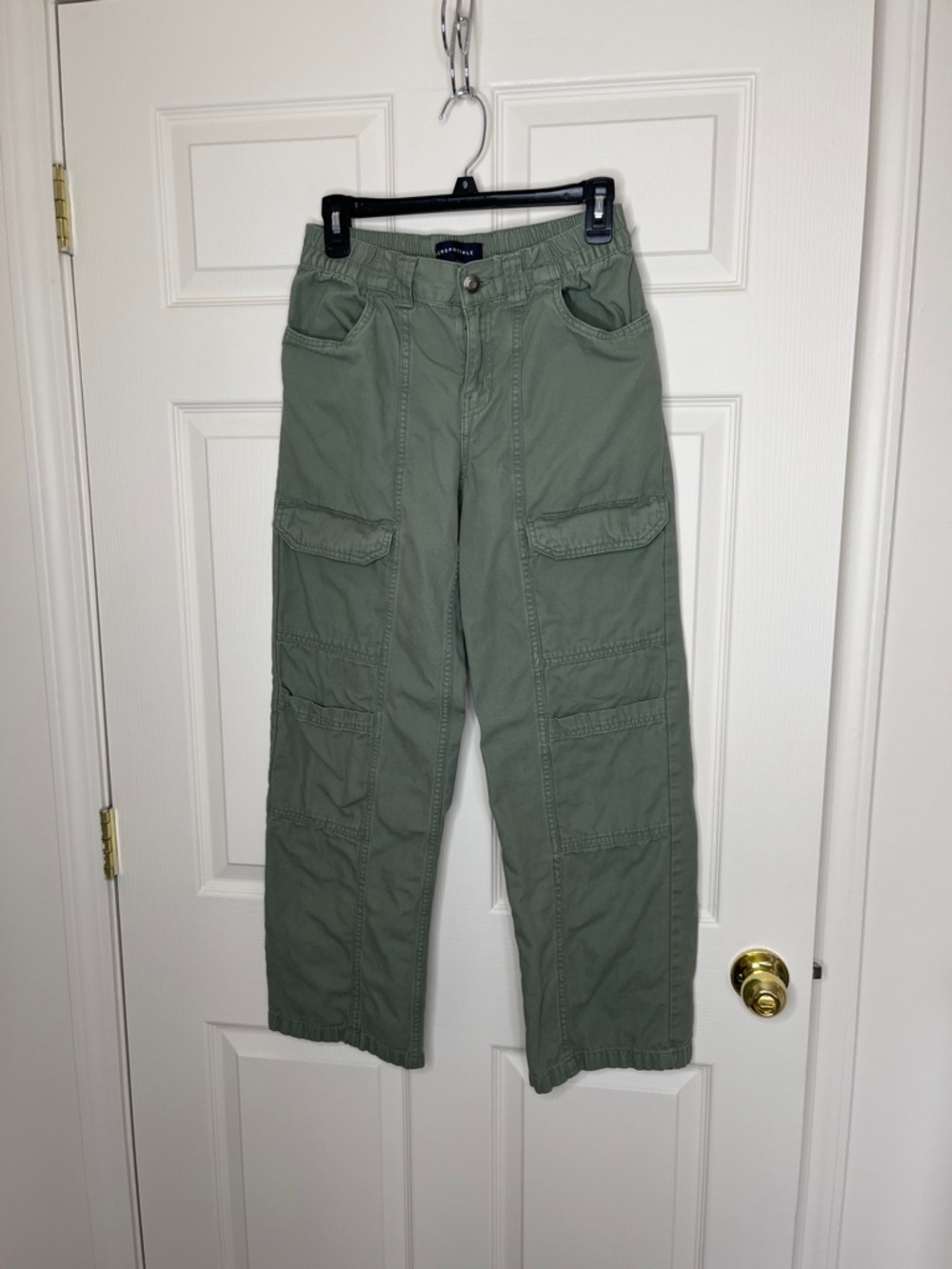 Aeropostale women’s cargo pant XS green wide leg street wear